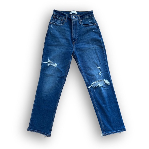 Abercrombie & Fitch Pants - NWOT Abercrombie & Fitch The Ankle Straight Ultra High Rise Curve Love Size 27